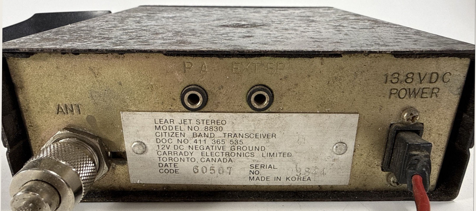 Lear Jet Stereo 8830